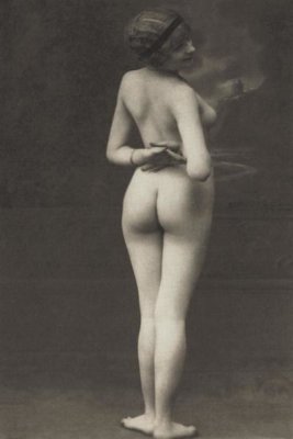 Vintage Nudes - Three-Quarter Pose in Stormy Setting