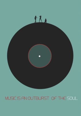 NAXART Studio - Music Is In Outburst Of The Soul Poster