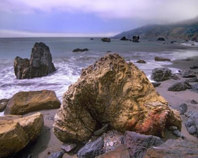 Tim Fitzharris - Rocks on Kirk Creek Beach, Big Sur, California