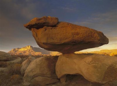 Tim Fitzharris - El Capitan and Balanced Rock, Guadalupe Mountains National Park, Texas