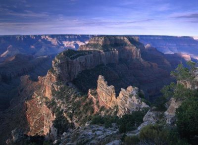 Tim Fitzharris - Wotans Throne from Cape Royal, North Rim, Grand Canyon National Park, Arizona