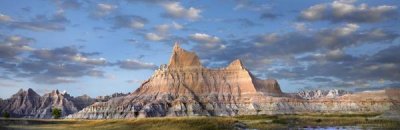 Tim Fitzharris - Landscape showing erosional features in sandstone, Badlands National Park, South Dakota
