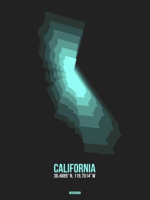 NAXART Studio - California Radiant Map 3