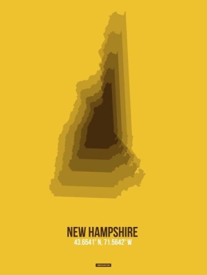 NAXART Studio - New Hampshire Radiant Map 2