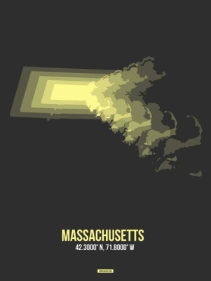 NAXART Studio - Massachusetts Radiant Map 4