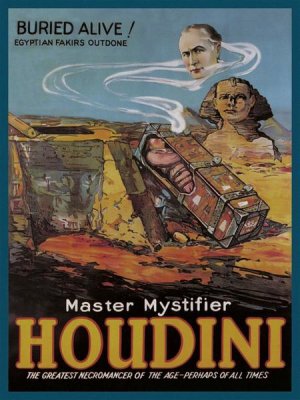 Unknown - Magicians: Literary Digest: Houdini Buried Alive