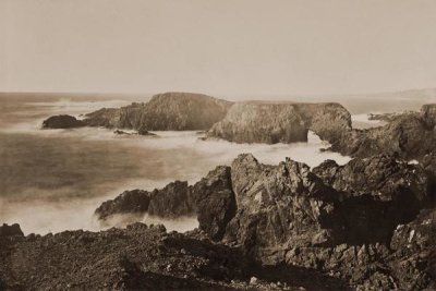Carleton Watkins - Coast View off Mendocino, California, 1863