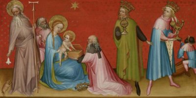 Franco Flemish Master - The Adoration of the Magi with Saint Anthony Abbot