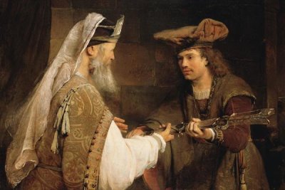 Aert de Gelder - Ahimelech Giving the Sword of Goliath to David