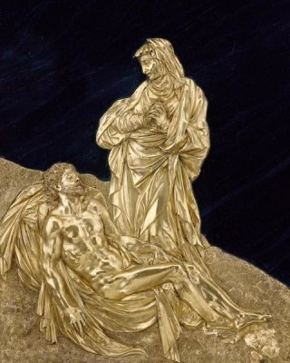 Cesare Targone - Virgin Mourning the Dead Christ
