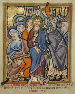 Unknown 12th Century English Illuminator - The Betrayal