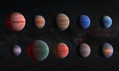 NASA, ESA - Artist Impression of Hot Jupiter Exoplanets - Unannotated