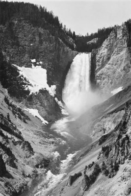 Yellowstone Falls, Yellowstone National Park, Wyoming. ca. 1941-1942