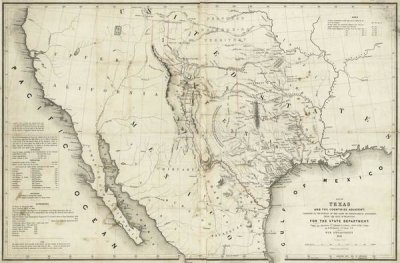 Emory, William H. Emory, William H. - Map of Texas and the countries adjacent, 1844