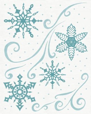 Elyse DeNeige - Christmas Otomi Tile I