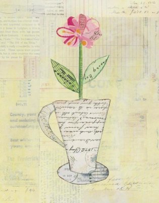Courtney Prahl - Teacup Floral II on Print