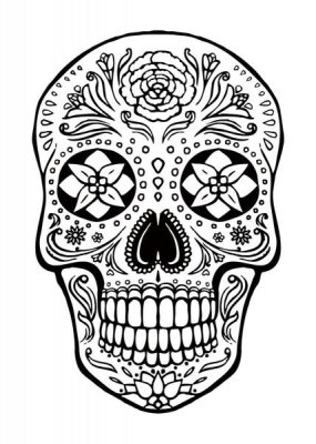 Janelle Penner - Sugar Skull Coloring I