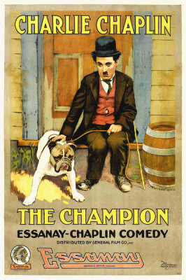 Hollywood Photo Archive - Charlie Chaplin, Champion, The,  1919 Esanney