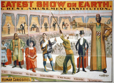Hollywood Photo Archive - The Barnum & Bailey Greatest Show On Earth - The Peerless Prodigies Of Physical Phenomena & Marvelous Living Human Curiosities 2 - 1899