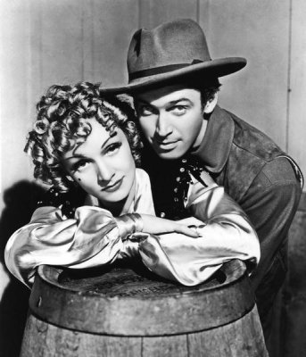 Hollywood Photo Archive - Destry Rides Again - Marlene Dietrich with James Stewart