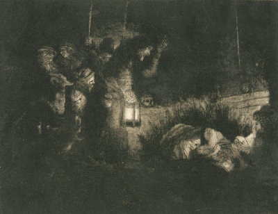 Rembrandt van Rijn - The Adoration of the Shepherds: A Night Piece, 1657