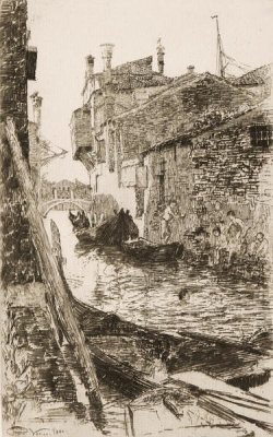 Charles Abel Corwin - Scene in Venice, ca. 1880