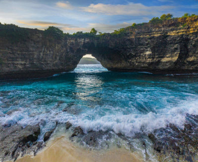 Tim Fitzharris - Rock arch, Atuh Beach, Nusa Penida, Bali, Indonesia