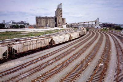 Carol Highsmith - Train yard near Baltimore, Maryland,  late 20th century.