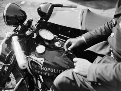 Harris & Ewing Collection - Washington D.C. Motorcycle Unit, 1938