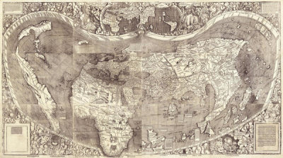 Martin Waldseemüller - Waldseemüller map, 1507
