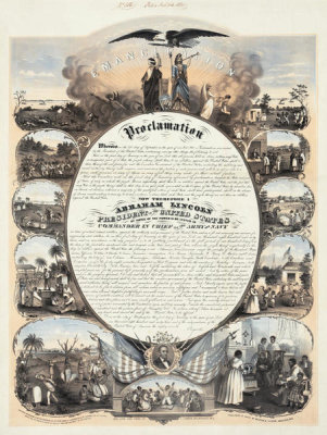 Louis Lipman - Emancipation Proclamation, 1864