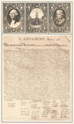 unknown publisher - Declaration of Independence, ca. 1890