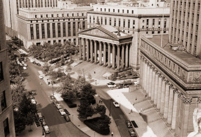 Angelo Rizzuto - New York County Courthouse and Foley Square Courthouse, 1954