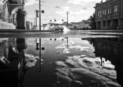Gasoline Images - After the Rain (B&W)