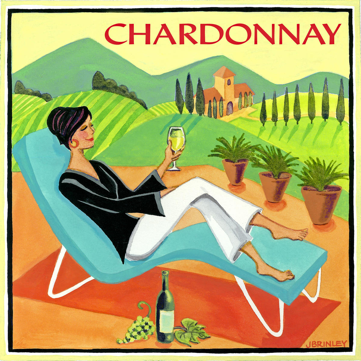 Chardonnay by Jennifer Brinley Paper Print Custom Prints and