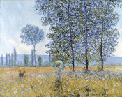 Claude Monet - Sunlight Under The Poplars