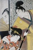 Kitagawa Utamaro - Act II of Chushingura, The Young Samurai Rikiya
