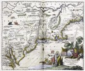 John Ogilby - Map of The New World