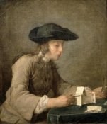 Jean-Baptiste-Siméon  Chardin - House of Cards