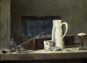 Jean-Baptiste-Siméon  Chardin - Smoking Kit With a Drinking Pot