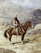 Charles Craig - Indian On Horseback