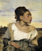 Eugene Delacroix - Young Orphan in the Cemetery