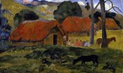 Paul Gauguin - Dog Canine in front of the Hut (Le Chien Devant la Hutte)