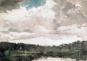 Winslow Homer - Lone Boat, North Woods Club, Adirondacks