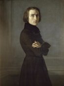 Rudolph K.E. Lehmann - Portrait of Franz Liszt