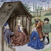 Ludolf of Saxony - Nativity With Three Kings