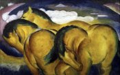 Franz Marc - Little Yellow Horses
