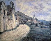 Claude Monet - Rocks at Falaise, near Giverny
