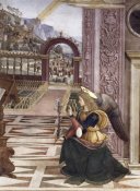 Bernardino Pinturicchio - Annunciation (Detail)