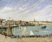 Camille Pissarro - L'Apres-Midi, Soleil, Avant-Port De Dieppe
